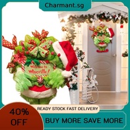 Door Creative Christmas Decor Grinch Leg Wreath Door Hanging Elf Legs Funny Gift