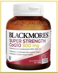 BLACKMORES 澳佳寶輔酶30粒 SUPER STRENGTH COQ10 300MG 30 CAPSULES