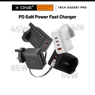 X.One PD 3.0 Turbo 140W / 65W / 45W ChargeGo GaN 6 Fast Charging Charger [ Support SFC | iPhone | Ma