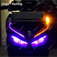 LAMPU ALIS DRL NEW VARIO 160 BONUS DEVIL EYES LAMPU DEPAN SENJA LIS LED VARIASI NEW VARIO 160 2022