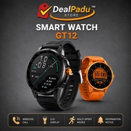 GT12 Smartwatch, Bluetooth Calling, LCD Display, Metal Body, DIY Dial, Wireless Call, Message Remind