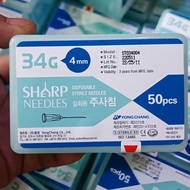 Combo of 10 meso needles Skin tightening nutrient injection needles 34G needles 32G needles