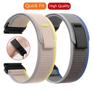 26mm 22mm Nylon Velcro Loop Quick Fit Band Sports Strap For Garmin Fenix 7 7X 6 6X Pro 5 5X Plus 3 3HR 2 Forerunner 965 955 945 935