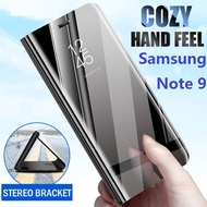 Mirror Case Samsung Galaxy Note 8 9 A6 A8 A9 Star Plus Stand Leather Clear View Cover