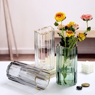 BW66/ Modern Simple Glass Vase Gold Irregular Vase Home Living Room Decoration Decoration Hydroponic Vase Wholesale TIVM