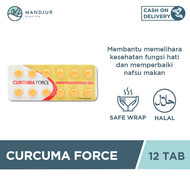 Curcuma Force 12 Tablet - Suplemen Kesehatan Hati dan Nafsu Makan