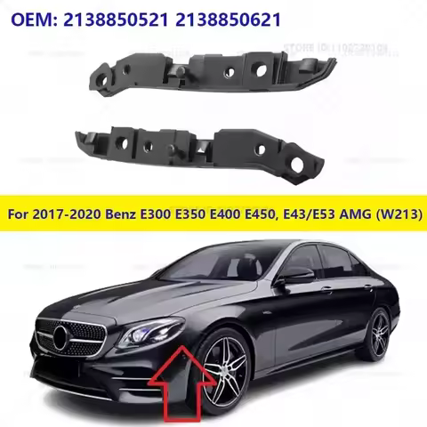 For 2017-2020 Mercedes-Benz E300 E350 E400 E450, E43/E53 AMG (W213) Front Bumper Bracket Cover 21388