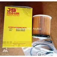 High quality oil filter Hyundai Custin 1.5L 2023+ brand JS Asakashi Japan OE0152 |26330-2M000, 26350