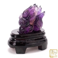 Amethyst Nine-Tailed Fox Fairy 120g Wisdom Nobleman RT35