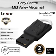 Lexar JumpDrive V40 USB Flash Drive with Key Chain Hole (16GB / 32GB / 64GB / 128GB)