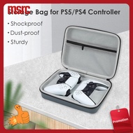 MSRC ป้องกันการกระแทก กระเป๋าจัดเก็บเกมคอนโซล อุปกรณ์เสริมออแกไนเซอร์ กันน้ำกันน้ำได้ กล่องป้องกันเกมแพด มืออาชีพอย่างมืออาชีพ อีวีเอ กระเป๋าใส่คอนโทรลเลอร์ สำหรับ SONY PS4/PS5 การเดินทางการเดินทาง