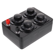 0-9999 Ohm Simple Resistor Box, Decimal Adjustable Variable Resistance Box, Physics Experiment Resis