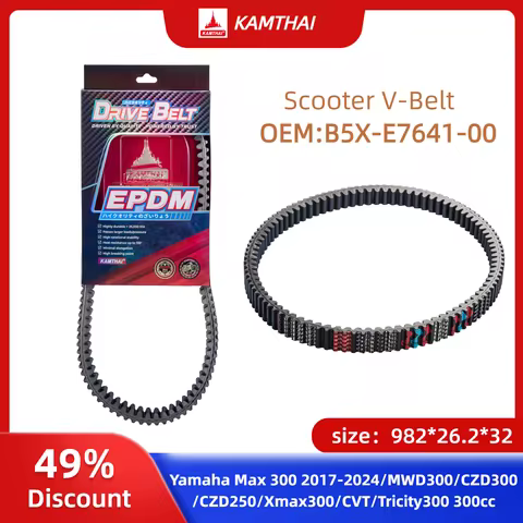 KAMTHAI Drive Belt Scooter for Yamaha Max 300 2017-2024 MWD300 CZD300 CZD250 Xmax300 CVT Tricity300 