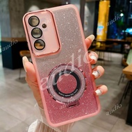 For Samsung A57 SamsungA57 5G Glitter Bling Magnetic Bracket Phone Case For Samsung Galaxy A57 A37 A