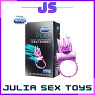【Julia's】Durex Play Little Devil Vibrating Ring Clitoris Stimulation Fire Finger Vibrator Extender Intimate Goods Sex Toy