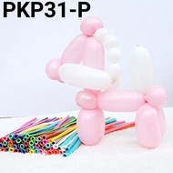 PKP31-P Latex twist balloon Macaron valve 31cm contents 100 magic pastel (Latex Balloon Macaron Nipp