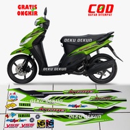 Stiker Mio Sporty Striping Mio Sporty Mio Amore Mio Smile Thailand Tahan Vernis Hijau