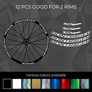 Wheel Stickerfor 2022 Bontrager LINE COMP 30 Mountain Bike MTB Bicycle Decals Wheel Rim Sticker Decal Vinyl for Mountain Bike and Road Bike