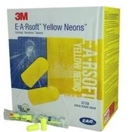 3m Earplugs yellow neons 312-1250 earplugs, earplugs