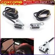 Motorcycle LED Turn Signal Indicators Running Lights Mini Lamp For Harley Sportster SuperLow Iron 88