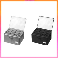 [Kloware2] Foldable Shoe Storage Case with 16 Sections for under Bed Cabinet Entryway Flats