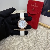 Omega 歐米茄 碟飛系列425.67.34.20.55.008Sedna 18k玫瑰金材質 珍珠貝母錶盤 原鑲鑽 單表 手錶watch