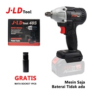 JLD Cordless Impact Wrench 350NM Brushless impact baterai 88Vf impact pembuka baut88V impact baterai