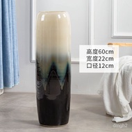 Ceramic Floor Stand Vase Large Dried Flower Decorative Ornament Chinese Living Room Modern Simple European Vase X1D7