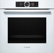 BOSCH - 【陳列品】 HSG636BW1 71公升 嵌入式蒸焗爐 (玻璃白)