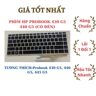 Laptop Keyboard HP Probook 430 G5 Led Premium Silver Frame HP Probook 440 G5, 445 G5 Innovation