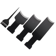 4pcs Hair Coloring Tools Hair Color Brush and Board Hair Highlighting Board Hair Dye Comb Brush Blen