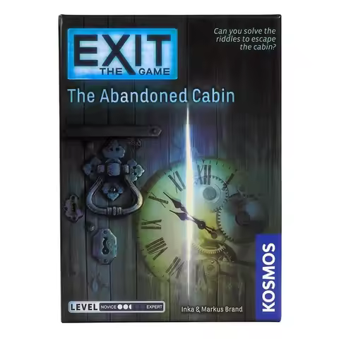 EXIT: The Abandoned Cabin - Unique Escape Room Game - 1-4 Players - Puzzle Solving Strategy Board Ga