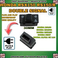 RSX150 HONDA RSX 150 RS150 DOUBLE SIGNAL SWITCH HONDA BEAT WAVE ALPHA CX110 MOTORCYCLE ACCESSORIES SIGNAL MOTOR MURAH