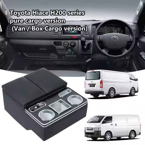 For Hiace 200 Series DX Car Armrest Center Console HiAce 200 Series DX Dedicated Armrest Console Box