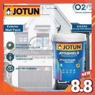 Jotun Jotashield Antifade New Exterior Wall Paint Cat Rumah Dinding Luar Pagar White Colour Putih Water Based (5L)