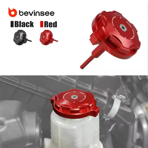 BEVINSEE Power Steering Fluid Reservoir Cap for Toyota 4Runner/FJ Cruiser/Tacoma/Camry, Replace for 