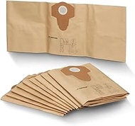 Parkside 10 Vacuum Cleaner Bags for PWD 25, 30, PNTS 23, 30, 1400, 1500 A1, A2, B1, C1, D1, B2, B3, 