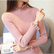 Daisy CURLY sweater/knit Top/ DAISY CURLY knit sweater turtleneck knit sweater