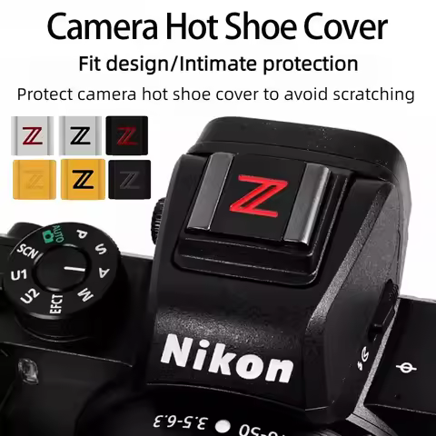 Metal Camera Hot Shoe Cover Protector Cap for Fuji Canon Nikon ZFC Z9 Z8 Z7 Z7II Z6 Z6II Z50 Z30 DSL