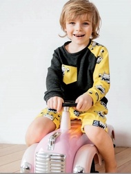 2014春夏 黃色Q版怪獸限量短褲