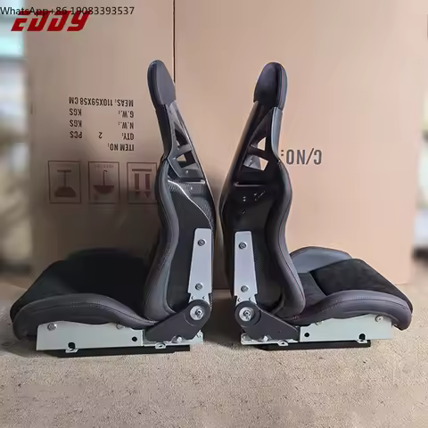 EDDY Lightweight Recline Racing Seats for Porsche 911 997 Turbo GT2 GT3 RS 997.1 997.2 Carbon Fiber