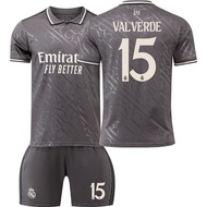 Real Madrid Away Kit 2425 Number 7 Vinicius CR7 Number 9 Mbappe Number 5 Bellingham Football Uniform