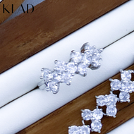 KLAD Nizza Bracelet & Ring (Cubic Zirconia in Rhodium Collection) by TheOfficialKlad