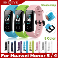 สาย ซิลิโคน Silicone Wrist Strap For Huawei Honor Band 5 4 สายนาฬิกา Smart Sport Bracelet Strap For 