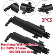 1/2pcs Headlight Cleaning Gun Headlamp Washer Nozzle For BMW 3 Series E90 E90N E91 E91N E92 E92 6167