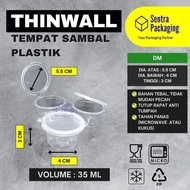 PROMO / TERMURAH DM - Tempat Saos / Sambal Plastik 35ml / Thinwall /