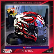 【WoW Shop】 ZEUS Helmets GJ613 【AJ19 RED】 2021 Design