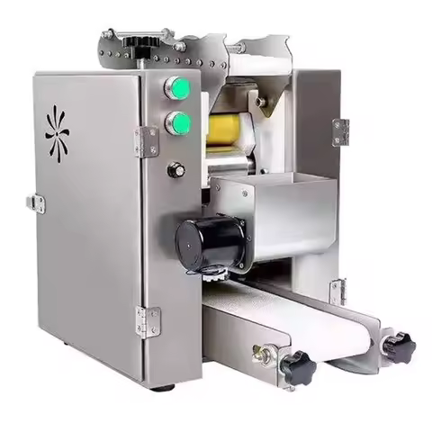 Automatic Dumpling Wrapper Maker Machine Chapati Pasta Papad Momo Empanada Tortilla Samosa Gyoza Won