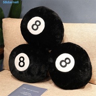 DARNELL Billiards 8 Ball Plush Toy Seat Cushion Indoor Sport Creative Gift Soft Stuffed Toy Bedroom 