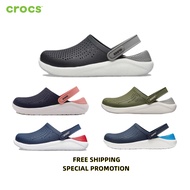 「Authentic」Crocs Literide Clog Men'S And Women'S Sandals รองเท้าแตะ 204592 รับประกัน 5 ปี-รุ่นเดียวกันในห้าง